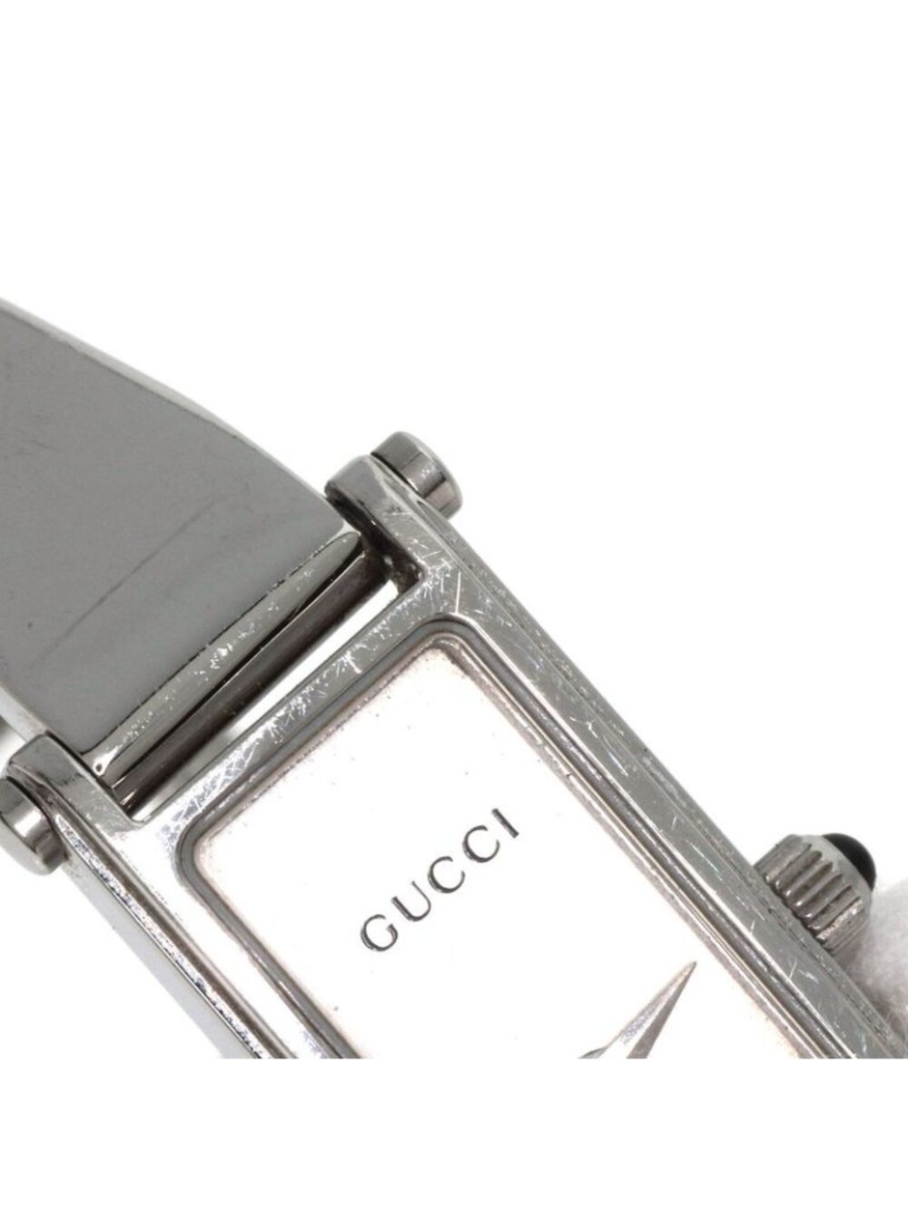 Gucci Square Face Bangle Watch SS - Picture 13 of 15